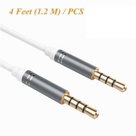 Resim Yeka 3.5 Mm Stereo Aux Kablo 4 Boğumlu 