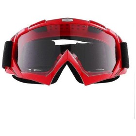 Resim Kayak Gözlükleri Motosiklet Gözlükleri Yüksek Kaliteli Anti Sis Uv Güvenlik Gözlükleri Çift Lensli 1 Parça, Kırmızı 