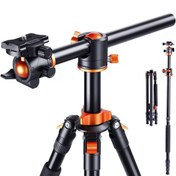 Resim K&F Concept SA254T3 Profesyonel Aluminyum Tripod (T254A4+BH-28L) 