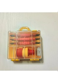 Resim Dashanshop 14 İn 1 Set Metal Elektrikçi Tornavida Takımı Ratçetli Phillips Flathead Torx Başlıklar 