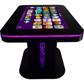 Resim Bambu Games Dijital Oyun Masası (Hayalet Ekranlı) 55+ Oyun 4K Kiosk 
