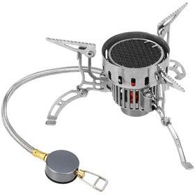 Resim Ranyeek Kuru Dış Mekan Kamping Isıtıcı - Entegre Ateşleme Yok - Gri - 3500w Inframeri Isı Kaynağı, Paslanmaz Çelik, 225g Hafif Tasarım Gri 