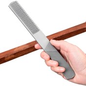 Resim 4'ü 1 arada Yüksek Karbon Çelik Ahşap Törpçe Seti - Yuvarlak, Yarım Yuvarlak, Düz ve İğne Törpçelerle Bileyiş İçin Metal El Törpçe Seti, Elektrik veya Pil Gerektirmez 