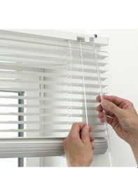 Resim Pvc Jaluzi 25 Mm 80X160 Cm Ölçülerinde Beyaz 