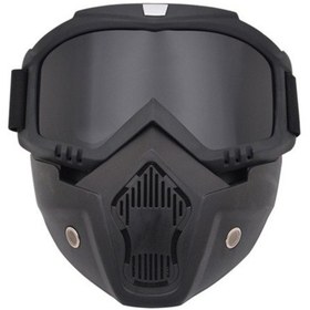 Resim Modüler Maske Ayrılabilir Gözlük Motosiklet Yarış Kask Standart Gri 526194 