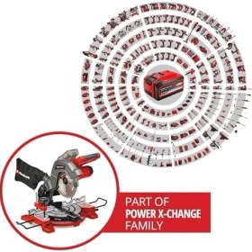 Resim Mabeyn Akülü Gönye Testere Te-Ms 18/8 Li-Solo Power X- (18 V, Ø 216 Karbür Uçlu Bıçak, Eğilebilir Testere Başlığı, Döner Tabla, Aküsüz) 