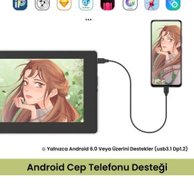 Resim veikk VK1200V2 16384 Levels 11.6" IPS HD Grafik Tablet + Kalem 