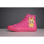 Resim LİASSHOES pembe keten sarı labibik çocuk spor ayakkabı 
