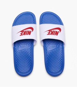 Resim Nike Benassi Jdi Erkek Terlik Beyaz 