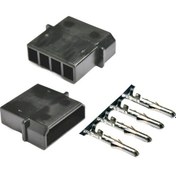 Resim Detay Kablo 3.5 Ide 4 Pin Erkek Power Konnektör Seti (Molex) (5.08 Mm) 