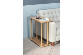 Resim Woodhub Kahverengi Tekerlekli Çam Çalışma Masası ve Kişisel Çözüm Sehpası Laptopmasa 60 cm Suntalam 35 cm 6 