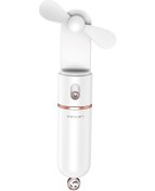 Resim Lenyes Lhf12 Powerbank Özellikli 3 Kademeli Portatif Soğutucu El Fanı Beyaz 