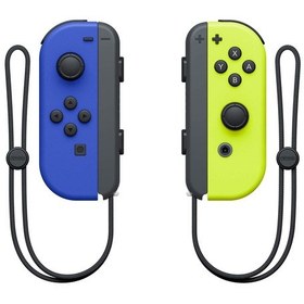 Resim Nintendo Switch Blue / Neon Yellow Joy-Con Wireless Controll 