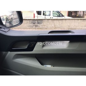 Resim Volkswagen Transporter T7 ( Parlak Siyah Set ) Torpido Konsol Maun Kaplama 