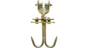 Resim Falo 60 Mm Kancalı Ürün Taşıma Makarası Kancalı Şaryo Kurban Makara... 