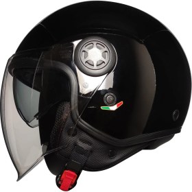 Resim Free-M FR-612 Siyah Açık Güneş Vizörlü Motosiklet Kaskı 