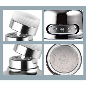 Resim Vie Tasarruflu Oynar Başlık Krom 3 Fonksiyonlu Musluk Başlığı 