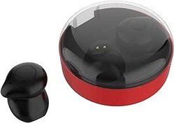 Resim Akülü Bluetooth uyumlu 5.0 kulak içi stereofonik ses cep telefonu kırmızı 