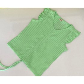 Resim DMB BOYS & GIRLS Kız Çocuk Fırfır Kol Detaylı & Beden Boyu Ayarlanabilir Body 
