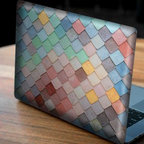 Resim Pastel Renkli Pullar Notebook Sticker, Laptop sticker,, Hp Sticker, Asus Sticker, 15.6 inç Sticker 
