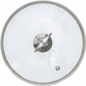 Resim 30 cm Cam Tencere Kapak ve Tepe Seti, Beyaz, Dayanıklı ve Şık Tasarım 