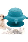 Resim Hype Store Yavru köpek mama kabı 240ml Silikon Yavru Köpek Süt Kabı 4 Emzikli Sızdırmaz Kapak ve an Emici Pedli 