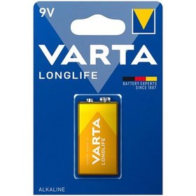 Resim Varta Longlife 1 x 9 Volt Pil 