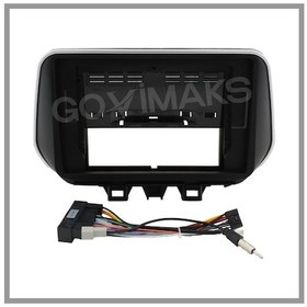 Resim Govimaks Hyundai Tucson 2018-2020 Uyumlu 10,1" Siyah Androıd Multimedya Çerçevesi - Soket 