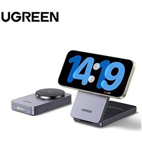 Resim Ugreen 45023 2in1 Magsafe Kablosuz Hızlı Şarj Aleti (Outlet) 