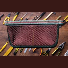 Resim HEPHA Tools 'HEPHA Tools' Ekonomik 2 Göz Fabrikasyon Deri Çivi Önlüğü (Ta-05) 
