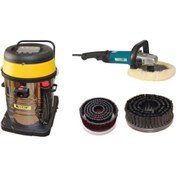 Resim Star Koltuk Yıkama Makinesi + Catpower 6680 Polisaj Makinesi + 2 L Su Pompası 