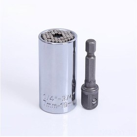 Resim Yaleker 7-19mm Ve 3/8 Uçlu Çelik Çok Amaçlı Ratchli Soket Seti, Taşıma Çantasıyla, Toplu Satış İçin 9-27mm Aralığı 