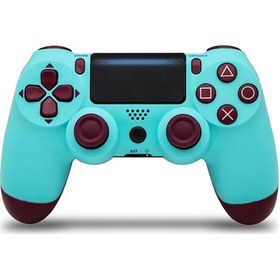 Resim Ruicoo Ps4 Kablosuz Oyun Kumandası - Şarj Edilebilir, Paylaşım Düğmeli, 3.5mm Ses Girişli, Mavi Renk 