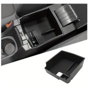 Resim Chuangyinshop Toyota Corolla 2020-2024 Konsol Organizer Saklama Kutusu Usb Yuvası Para Klipsi Siyah 