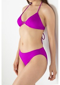 Resim Doremi Bağlama Detaylı Normal Bel Bikini Takım-17512 001 