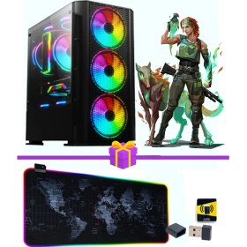 Resim Ramtech Dust X90 İ5-10400F Ram 16GB SSD 256GB HDD 500GB GTX1050Tİ Masaüstü Oyun Bilgisayarı 