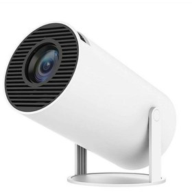 Resim Ozmik Hy300 Pro Beyaz Ultrahd Projeksiyon Android 11.0 200 Lümen Işık Gücü Wifi Bluetooth Kulaklık Hediye 