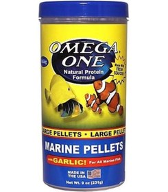 Resim Omega One Garlic Marine Large Pellets 1Lt / 567gr. 