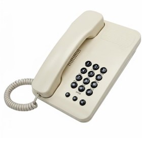 Resim Hızlı Stok Botech TK-1020 Ekransız Masaüstü Analog Santral Uyumlu Telefon (Krem) 