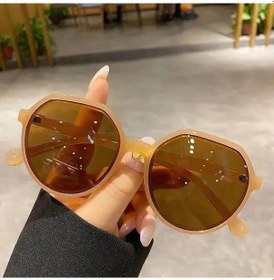 Resim Jokmae 2025 Moda Şeker Renk Vintage Kare Küçük Çerçeve Gözlük 