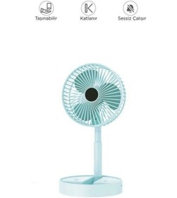 Resim MEGAMUS F-06 Ayarlanabilir Sessiz Mini Fan Vantilatör Masa Fan 