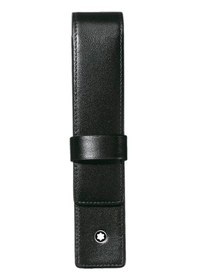 Resim Montblanc Meisterstuck Tekli Kalem Kılıfı Siyah 198334 