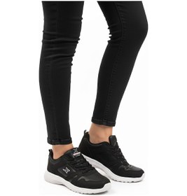 Resim Siyah Beyaz Hafif Esnek Unisex Spor Ayakkabı Xstep 020-cilt G Siyah - Beyaz 