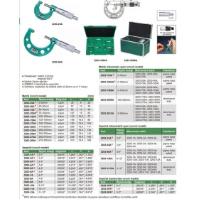 Resim Hassas Mekanik Mikrometre, Ölçüm ve Kalibrasyon Aracı 