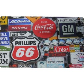 Resim Tabela Temalı Kauçuk Kapı Önü Paspası 