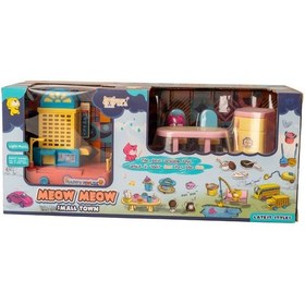 Resim Sesli Işıklı Şehir Seti Pembe Kedili Mutfak Seti 