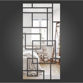 Resim Geometrik Labirent Dekoratif Akrilik Ayna Şeffaf 