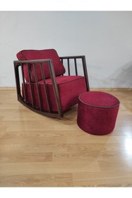 Resim NOSSO HOME Emzirme Koltuğu Tv Koltuğu Sallanan Koltuk ( Mamma Ceviz ) 