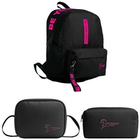 Resim Louisiana Polo 1140 Çanta - Termal Beslenme - Kalemlik Pembe Okul Seti 
