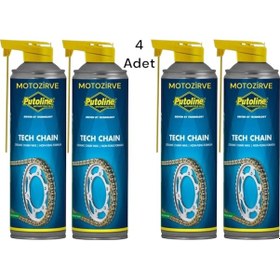 Resim Putoline Tech Chain Seramik Zincir Yağı 500 Ml 4 Adet 